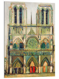Quadro em plexi-alumínio Notre-Dame, 1910 - Maurice Utrillo