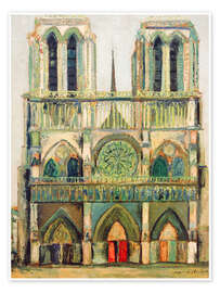 Wandbild Notre-Dame, 1910 - Maurice Utrillo
