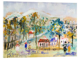 Acrylglasbild L'Auvergne, La Sainte-Marie, August 1933 - Maurice Utrillo