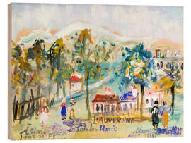 Holzbild L'Auvergne, La Sainte-Marie, August 1933 - Maurice Utrillo