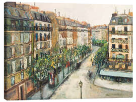 Leinwandbild Rue Custine, Monmartre