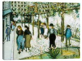 Leinwandbild Häuser in Villejuif, April 1926 - Maurice Utrillo