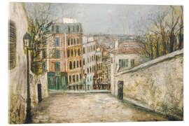 Acrylglasbild Rue du Mont‐Cenis, 1914