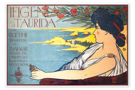 Wandbild Plakat für Goethes Theaterstück "Iphigenie auf Tauris", 1898 - Maurice Utrillo