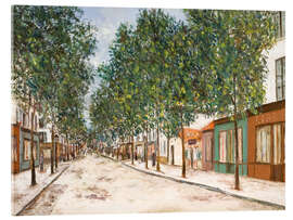 Acrylic print Road to Puteaux, 1914 - Maurice Utrillo