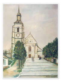 Wandbild Kirche von Moulins, Somme, 1925 - Maurice Utrillo
