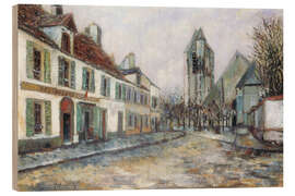Holzbild Dorfplatz, 1909 - Maurice Utrillo