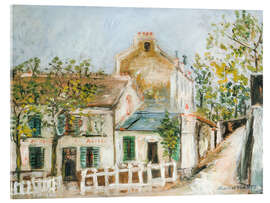 Acrylglasbild Le Lapin agile, undatiert - Maurice Utrillo
