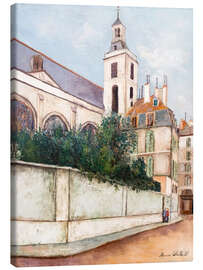 Leinwandbild Kirche Notre-Dame des Blancs-Manteaux, Paris, 1911 - Maurice Utrillo