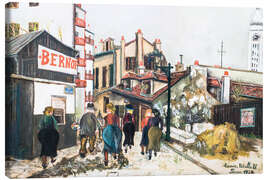 Lærredsbillede La Maison Bernot, 1924 - Maurice Utrillo