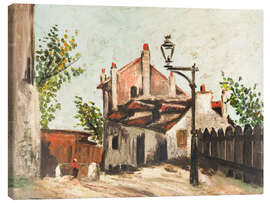 Leinwandbild Rue du Mont-Cenis, 1910 - Maurice Utrillo
