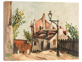 Holzbild Rue du Mont-Cenis, 1910