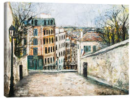 Leinwandbild Rue du Mont-Cenis, 1914 - Maurice Utrillo