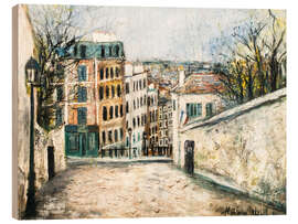 Holzbild Rue du Mont-Cenis, 1914