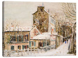 Leinwandbild Le cabaret Lapin agile à Montmartre - Maurice Utrillo