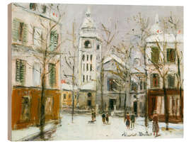 Holzbild Rue du Mont-Cenis, à Montmartre