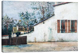Leinwandbild Berlioz' Haus, 1914 - Maurice Utrillo