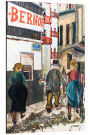Tableau en aluminium La Maison Bernot, 1924 - Maurice Utrillo