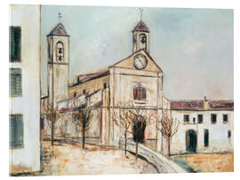 Acrylic print The church of Murato, Corsica, 1933 - Maurice Utrillo