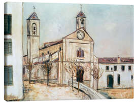 Lærredsbillede The church of Murato, Corsica, 1933 - Maurice Utrillo