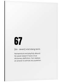 Alubild 67 - Six Seven - Definition - Typobox