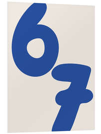 Hartschaumbild 67 - Six Seven