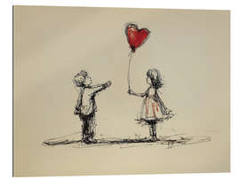 Gallery Print Kinder am Valentinstag