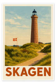 Poster Skagen - Dänemark - Sabine Wagner