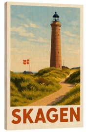 Holzbild Skagen - Dänemark