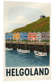 Acrylglasbild Helgoland Hummerbuden - Sabine Wagner