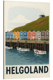 Alubild Helgoland Hummerbuden - Sabine Wagner