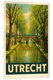 Acrylglasbild Utrecht Reisekunst