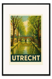 Gerahmter Kunstdruck Utrecht Reisekunst