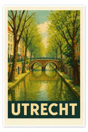 Poster Utrecht Reisekunst