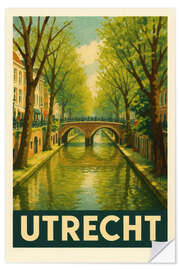 Wandsticker Utrecht Reisekunst