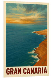 Hartschaumbild Gran Canaria Reisekunst
