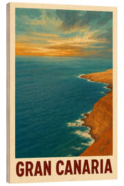 Holzbild Gran Canaria Reisekunst