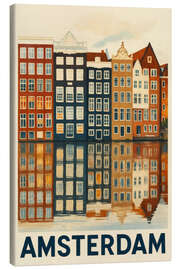 Leinwandbild Amsterdam Reisekunst I - Sabine Wagner