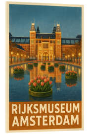 Acrylglasbild Rijksmuseum Amsterdam Reisekunst - Sabine Wagner