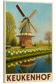 Aluminium print Keukenhof Travel Art - Sabine Wagner