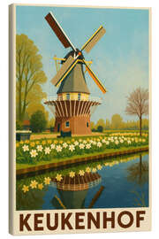 Lærredsbillede Keukenhof Travel Art - Sabine Wagner