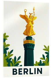 Acrylglasbild Berlin Siegessäule Reisekunst - Sabine Wagner
