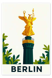 Wandbild Berlin Siegessäule Reisekunst - Sabine Wagner