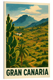 Quadro em plexi-alumínio Gran Canaria Berge - Sabine Wagner