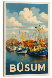 Leinwandbild Büsum, Nordsee Reisekunst