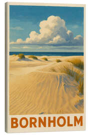 Leinwandbild Bornholm, Dänemark Reisekunst - Sabine Wagner