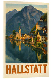 Acrylglasbild Hallstatt, Österreich Reisekunst - Sabine Wagner