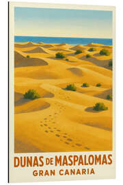 Aluminium print Maspalomas Dunes, Gran Canaria - Sabine Wagner