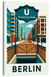 Leinwandbild Berlin U-Bahn Reisekunst - Sabine Wagner