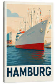 Leinwandbild Hamburg, Cap San Diego - Sabine Wagner